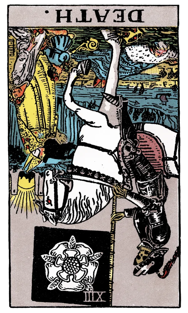 Tarot card Death reversed