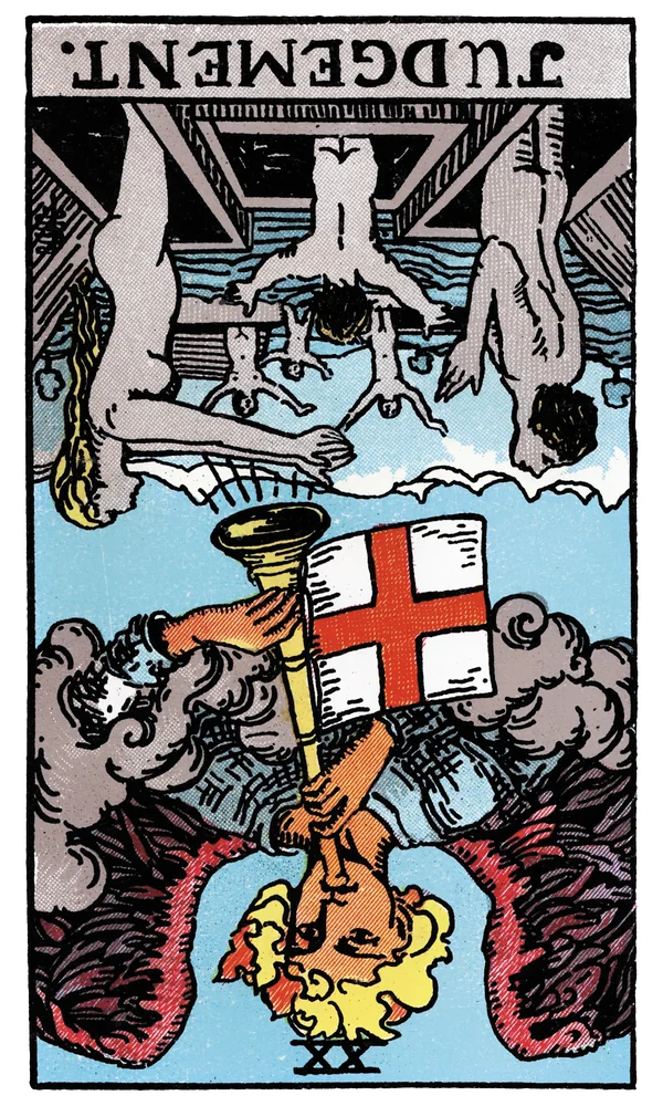 Tarot card Judgement reversed