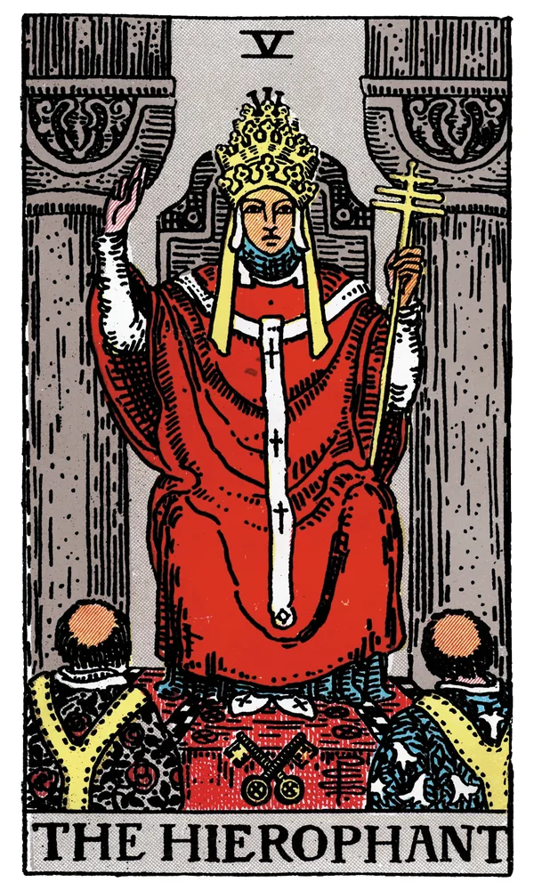 Tarot card The Hierophant