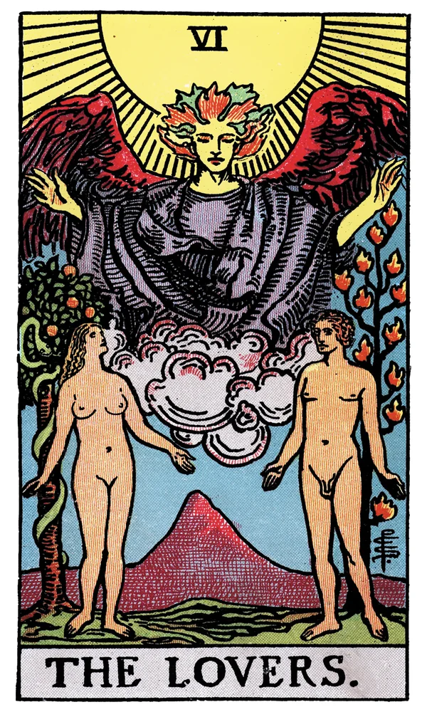 Tarot card The Lovers