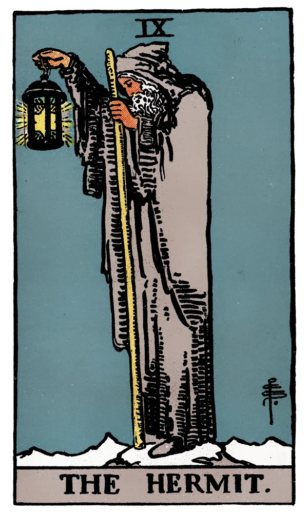 Tarot card The Hermit