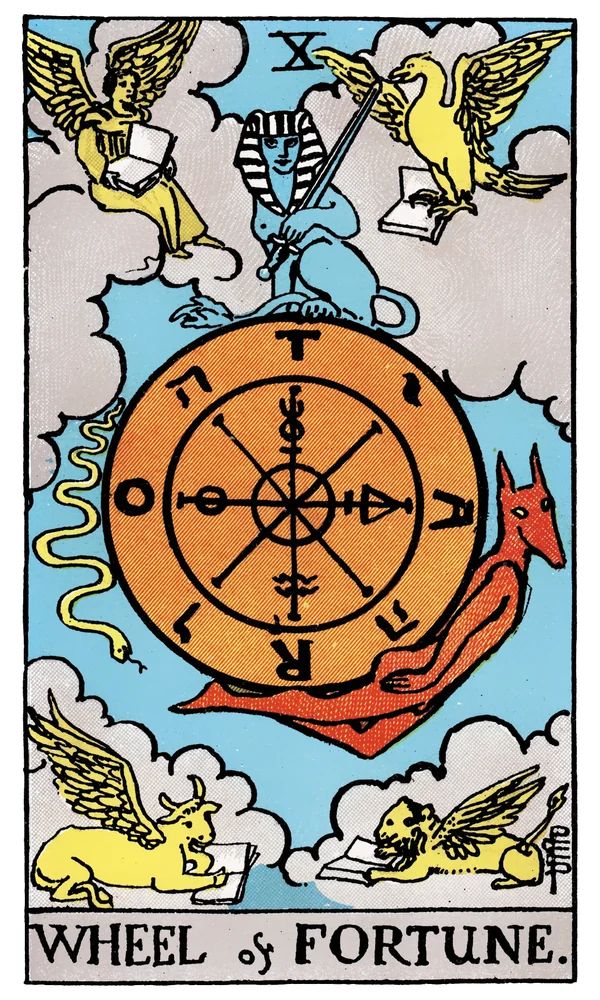 Tarot card Wheel of Fortune