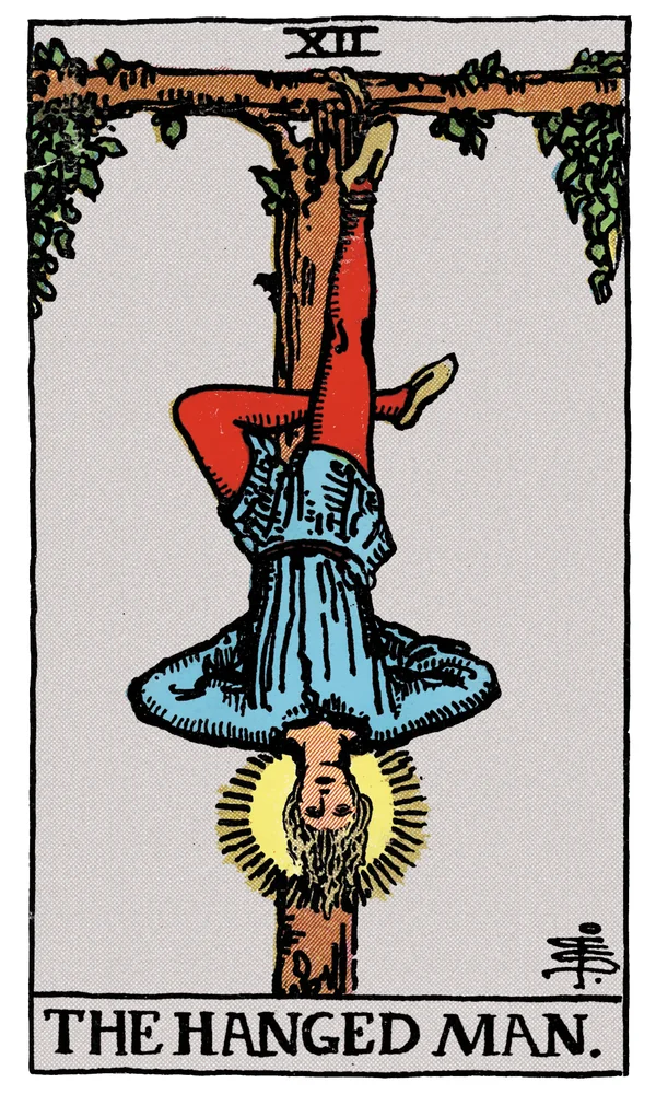 Tarot card The Hanged Man