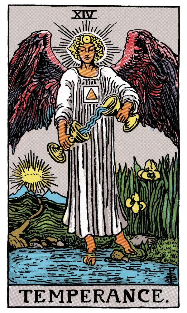 Tarot card Temperance