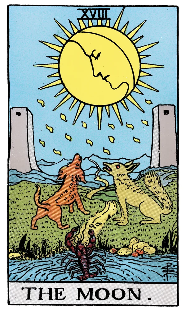 Tarot card The Moon