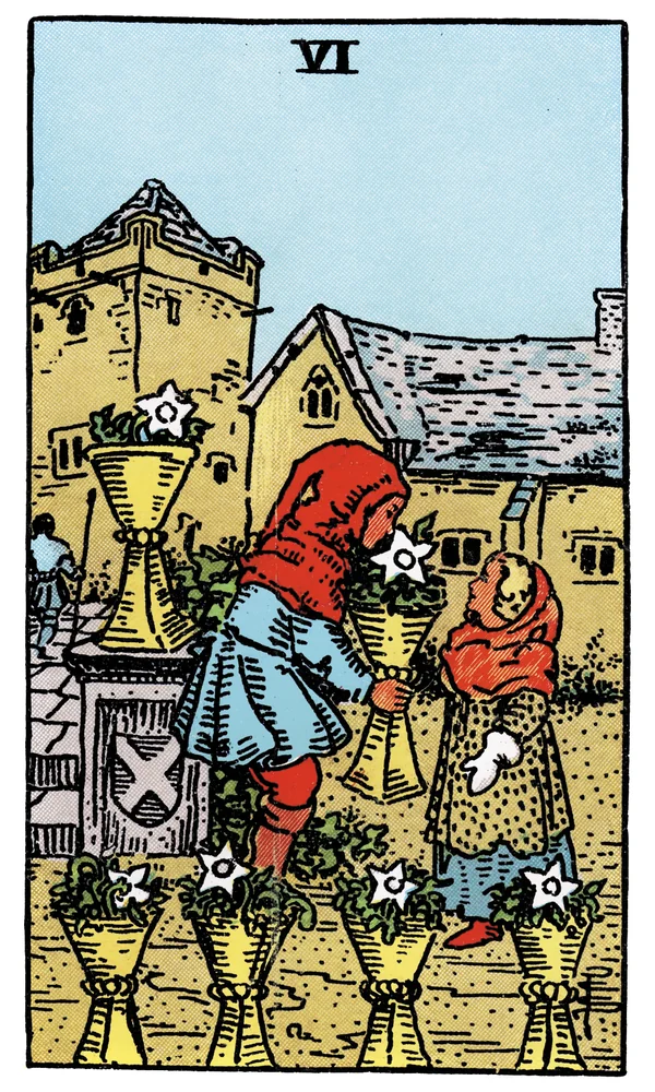 Tarot card Six of Cups