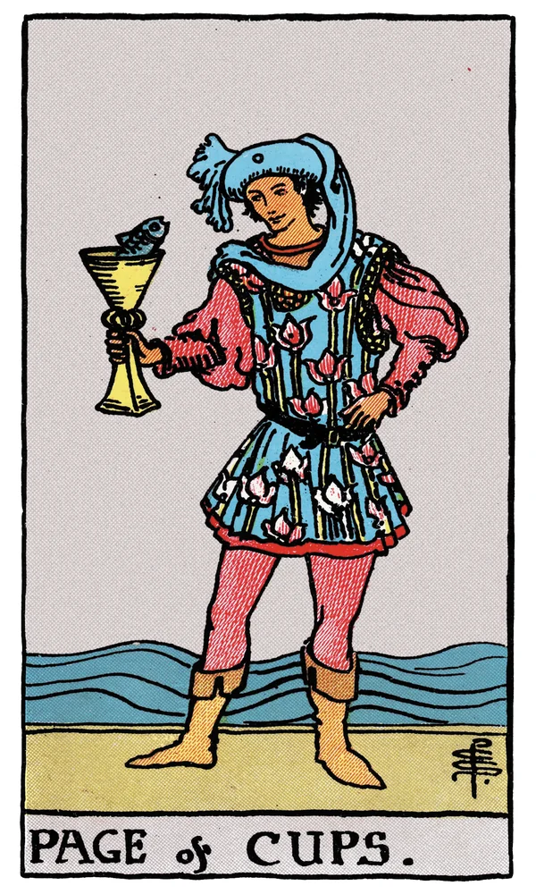 Tarot card Page of Cups