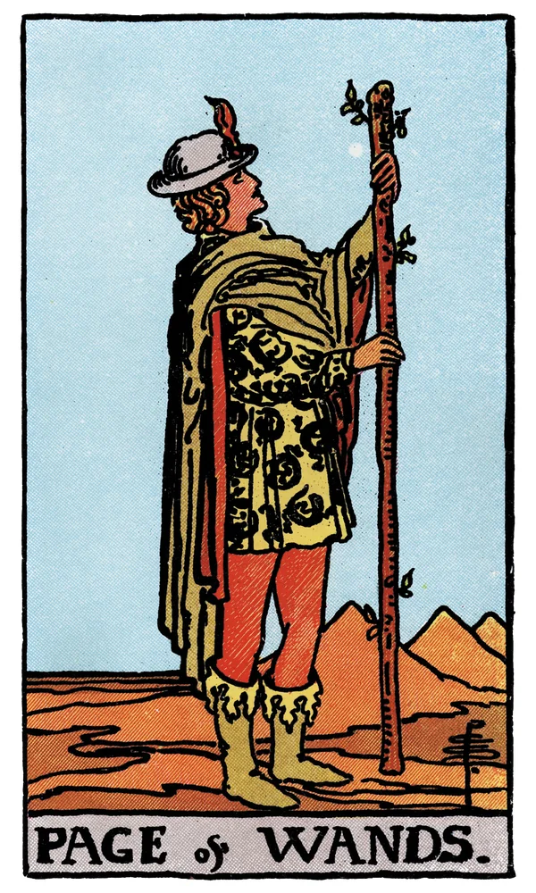 Tarot card Page of Wands