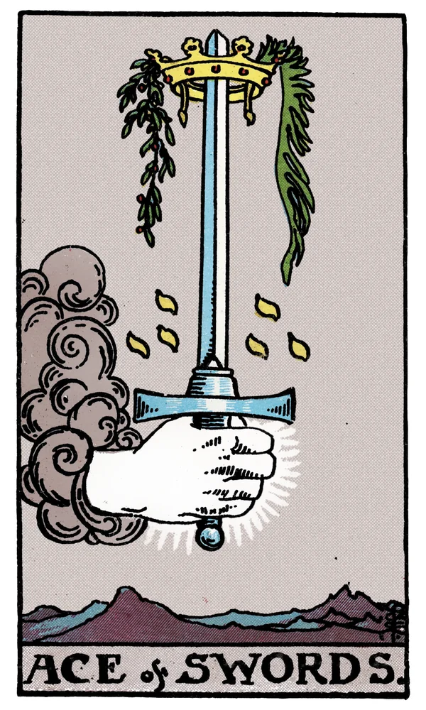 Tarot card Ace of Swords