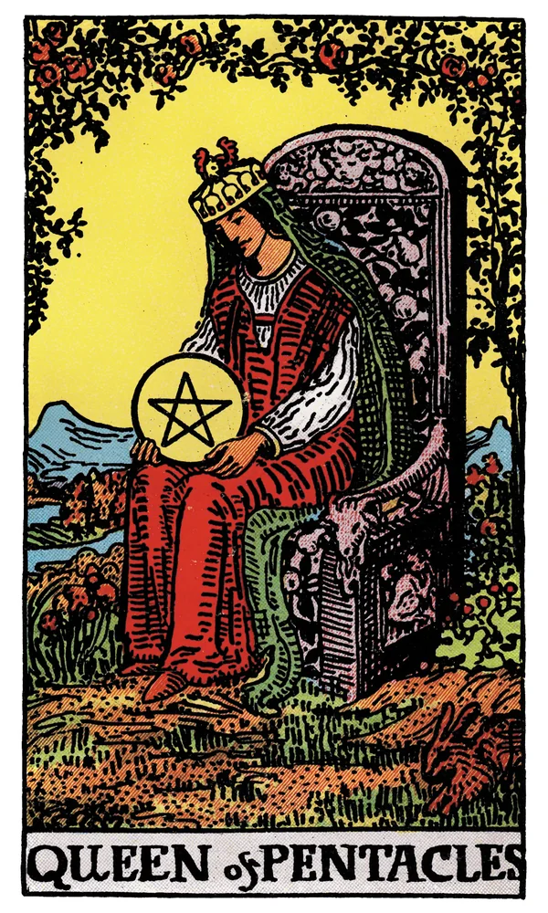 Tarot card Queen of Pentacles